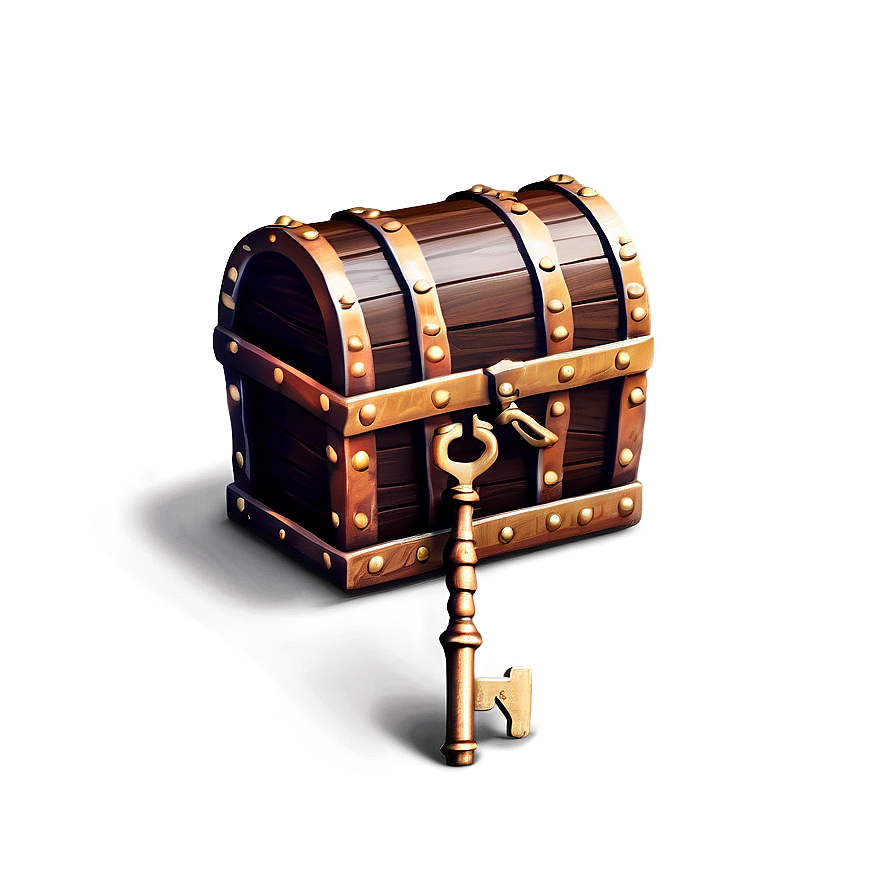 Treasure Chest Key Png Bmh62 PNG Image