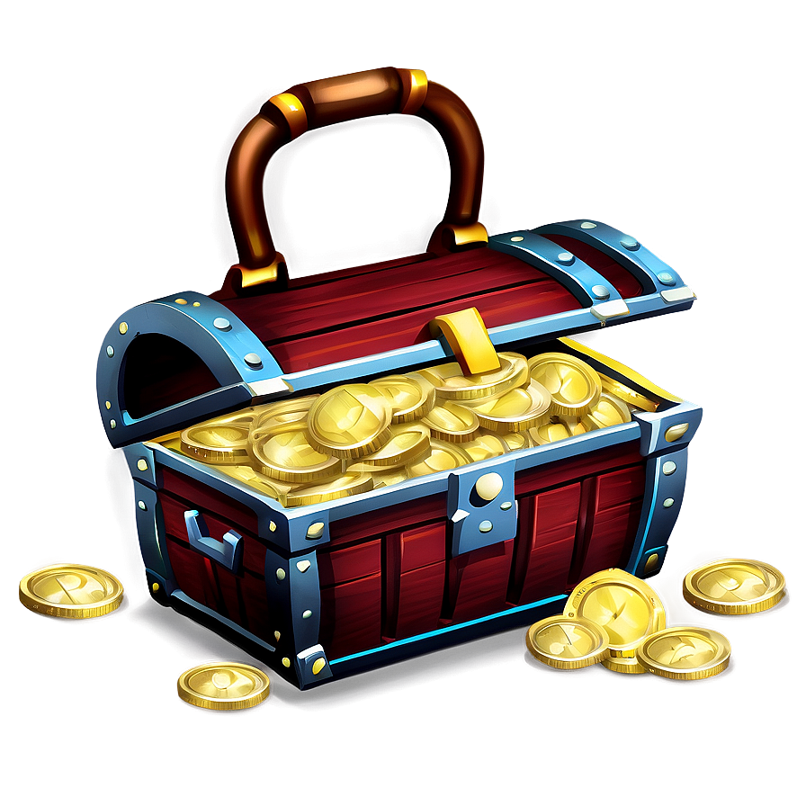 Treasure Chest With Coins Png 78 PNG Image