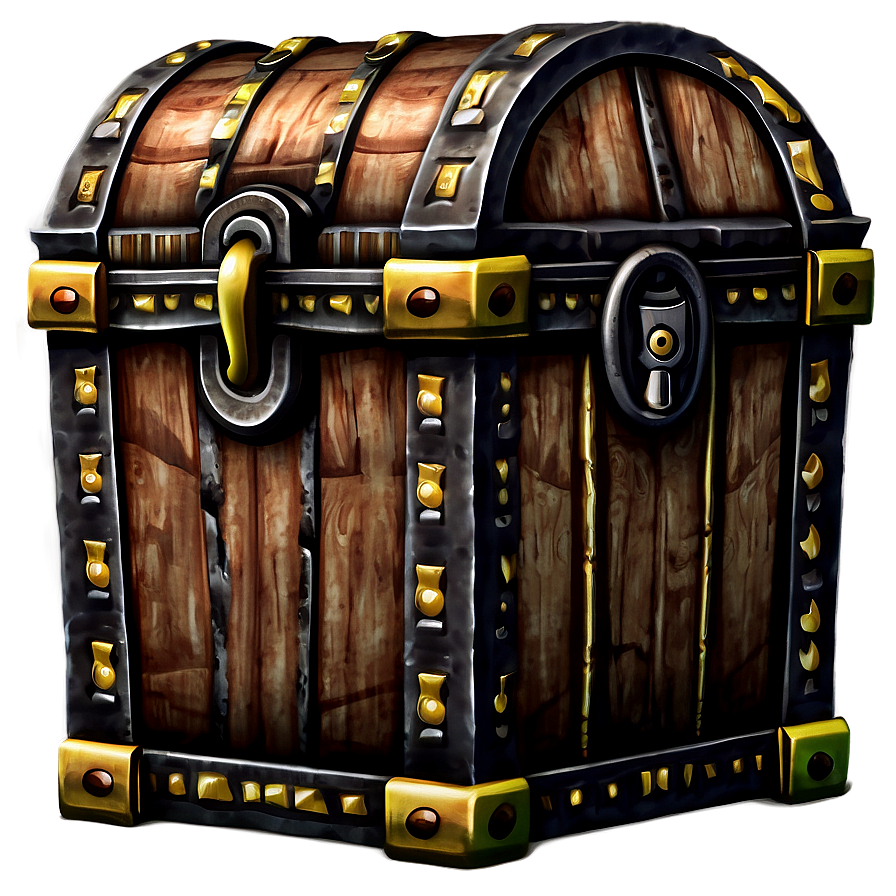 Treasure Chest With Lock Png Wko96 PNG Image