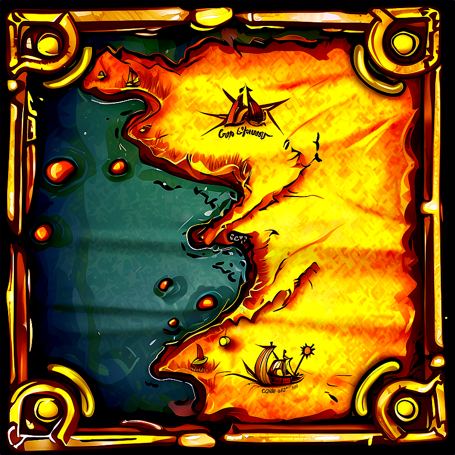 Treasure Map Png 05242024 PNG Image