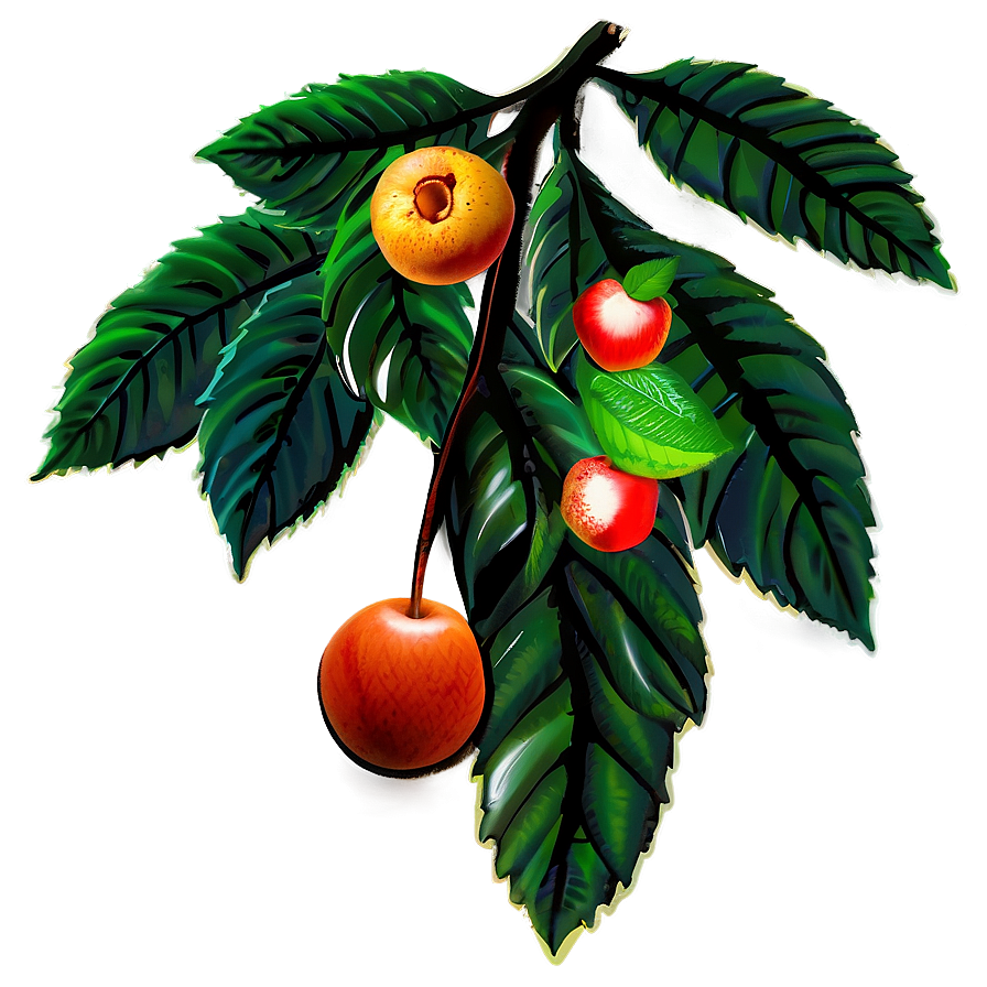 Tree Branch With Fruit Png Frp3 PNG Image