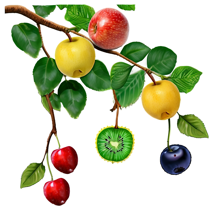 Tree Branch With Fruit Png Lqw10 PNG Image