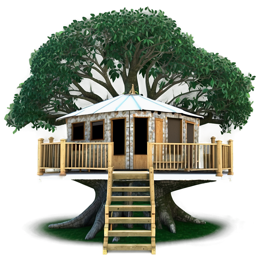 Tree House Deck Png 06282024 PNG Image