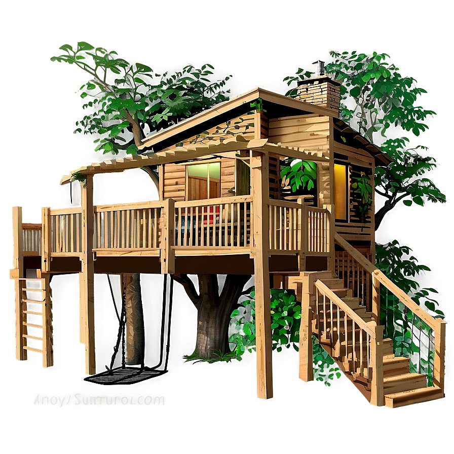 Tree House Deck Png Bnx PNG Image