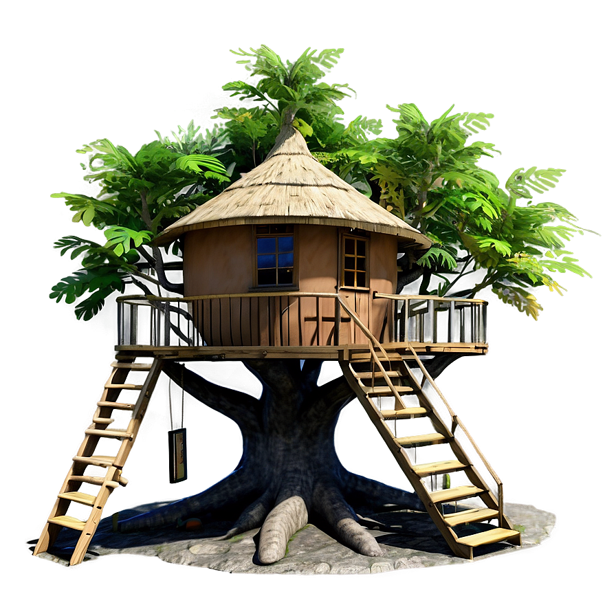 Tree House Hideaway Png 06282024 PNG Image