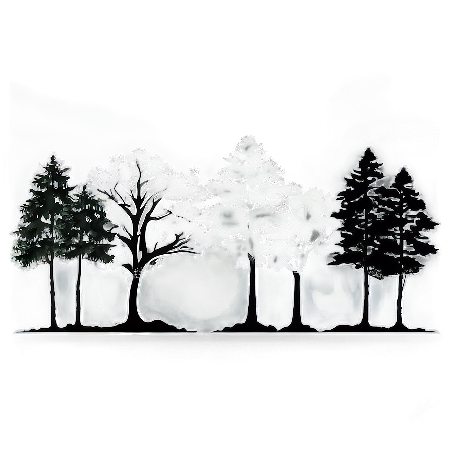 Tree Line Contrast Png Mbu8 PNG Image