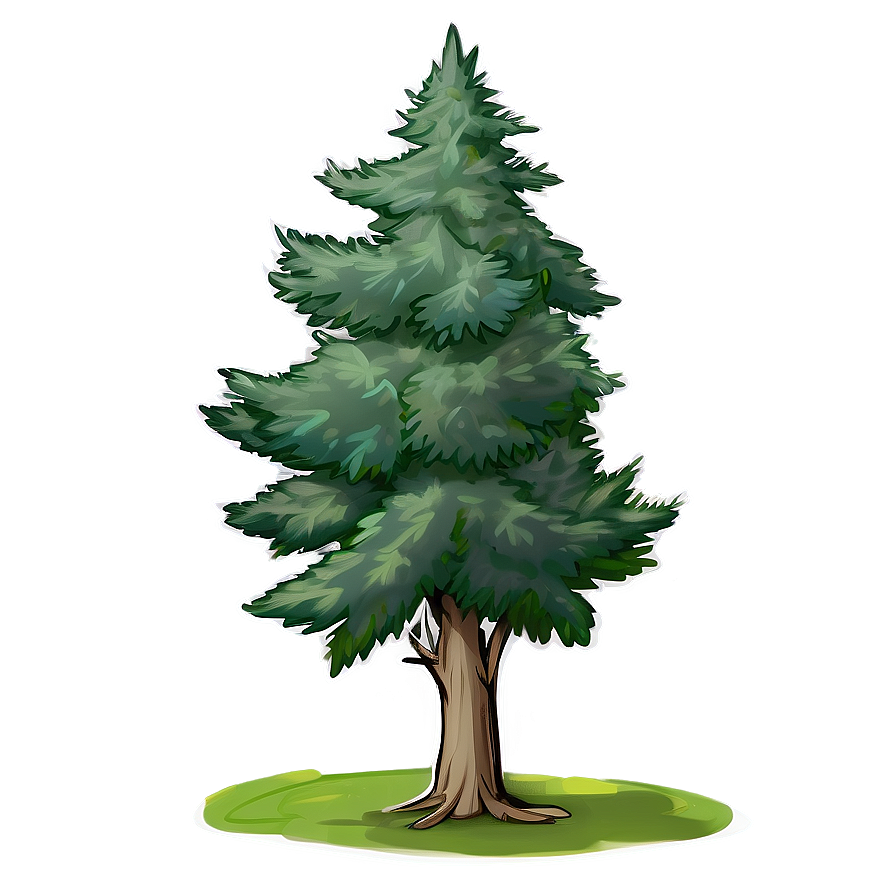 Tree Line Sketch Png Jqi76 PNG Image