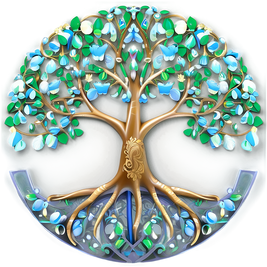 Tree Of Life In Earth Day Theme Png Vlm92 PNG Image