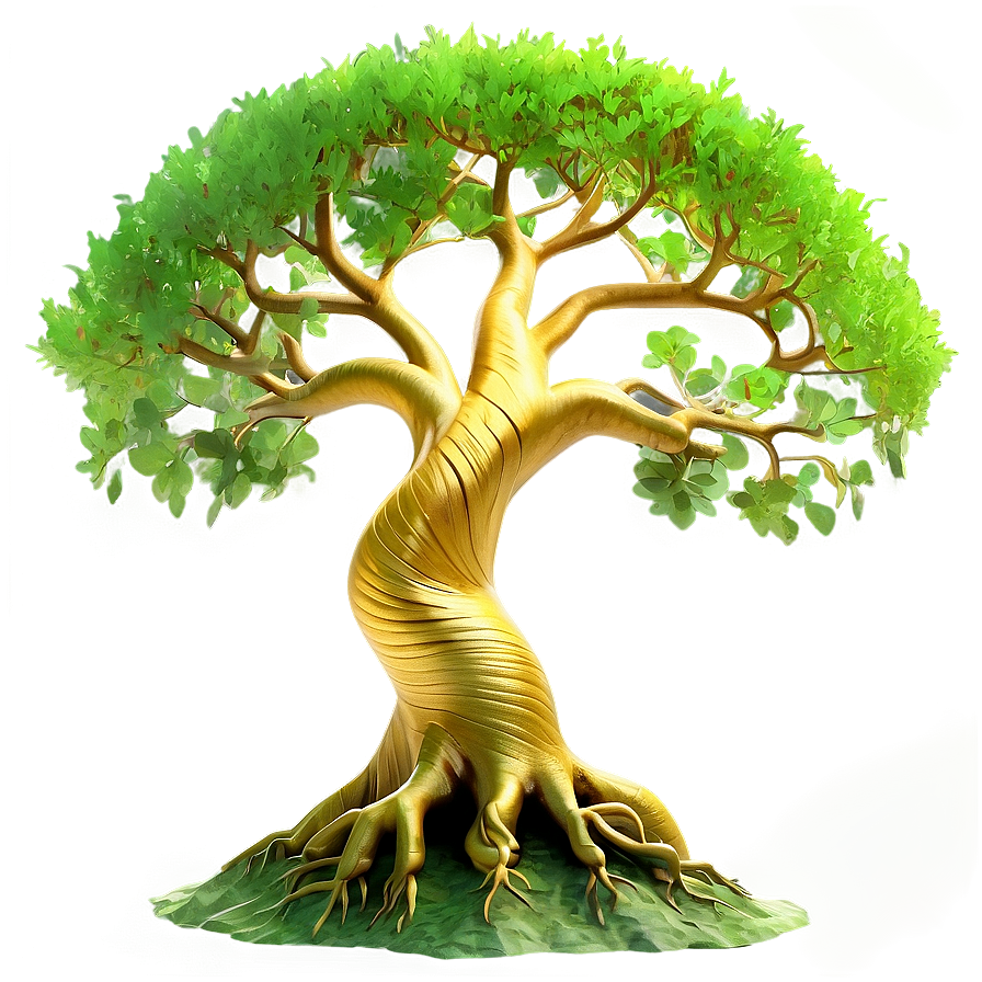 Tree Of Life In Golden Hue Png 74 PNG Image