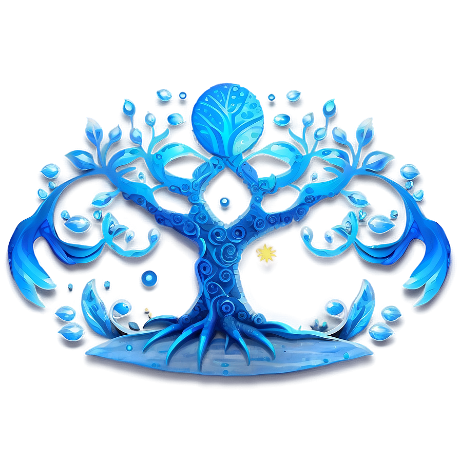 Tree Of Life In Ocean Theme Png Ost12 PNG Image