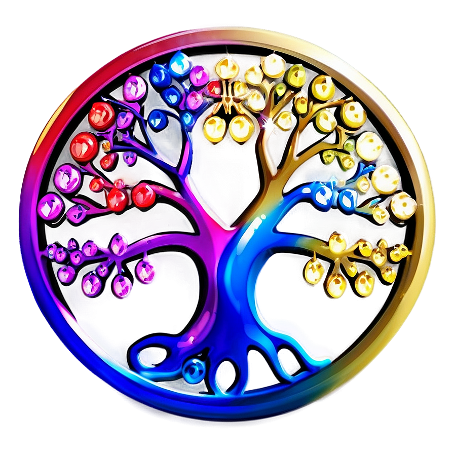 Tree Of Life With Crystal Gems Png 92 PNG Image