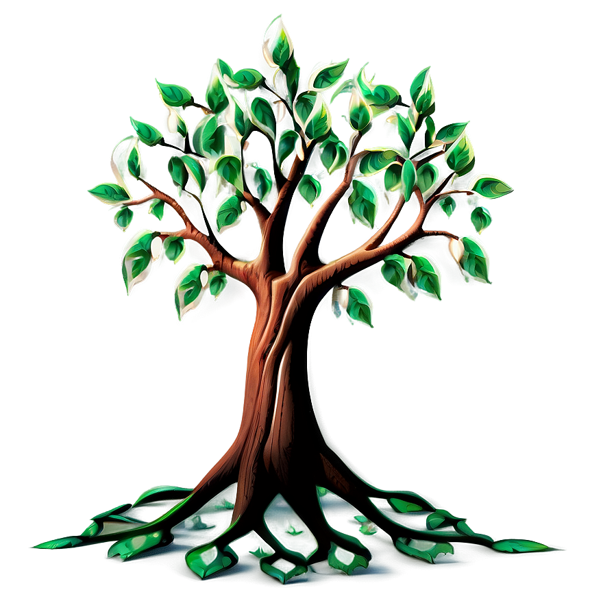 Tree Of Life With Heart Leaves Png 06122024 PNG Image