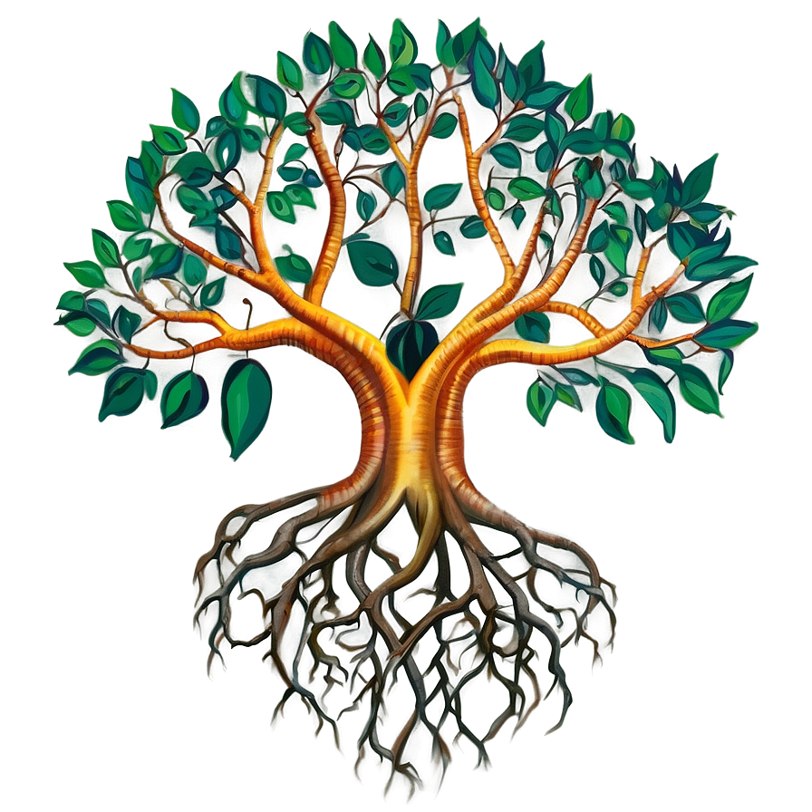 Tree Of Life With Roots Visible Png 06122024 PNG Image