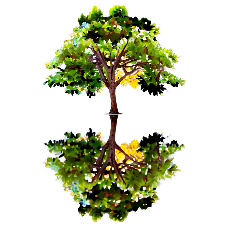 Tree Reflection Png 95 PNG Image