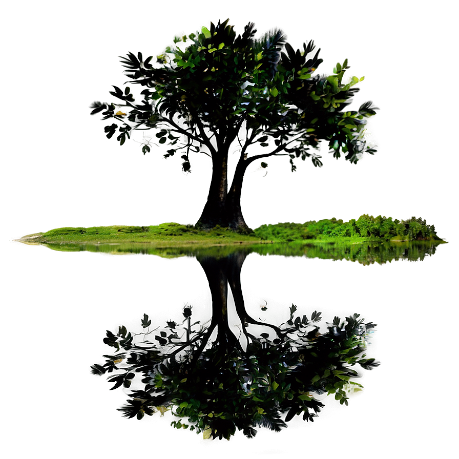 Tree Reflection Png Gra51 PNG Image