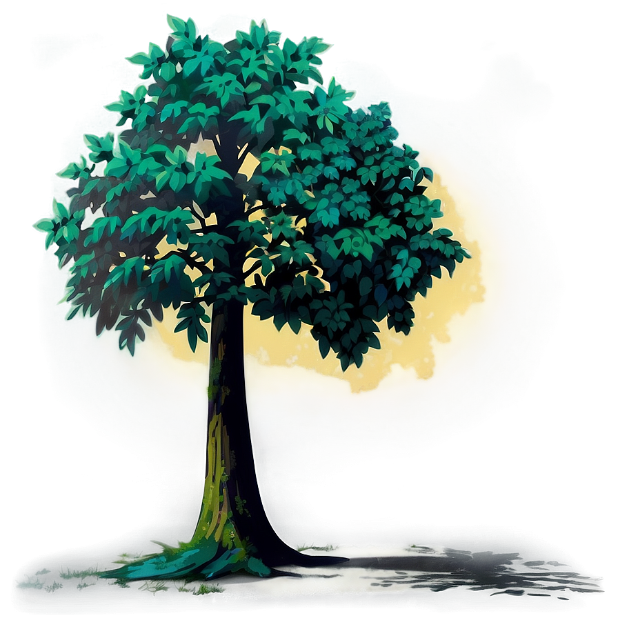 Tree Shadow D PNG Image