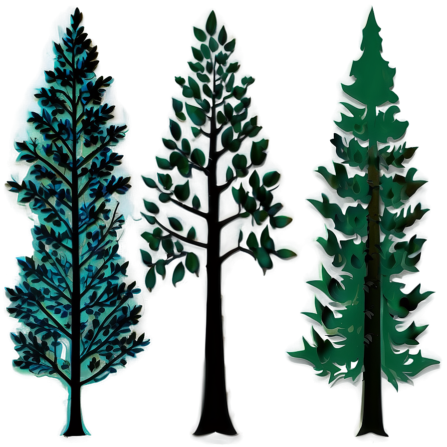 Tree Shapes Png Qos54 PNG Image