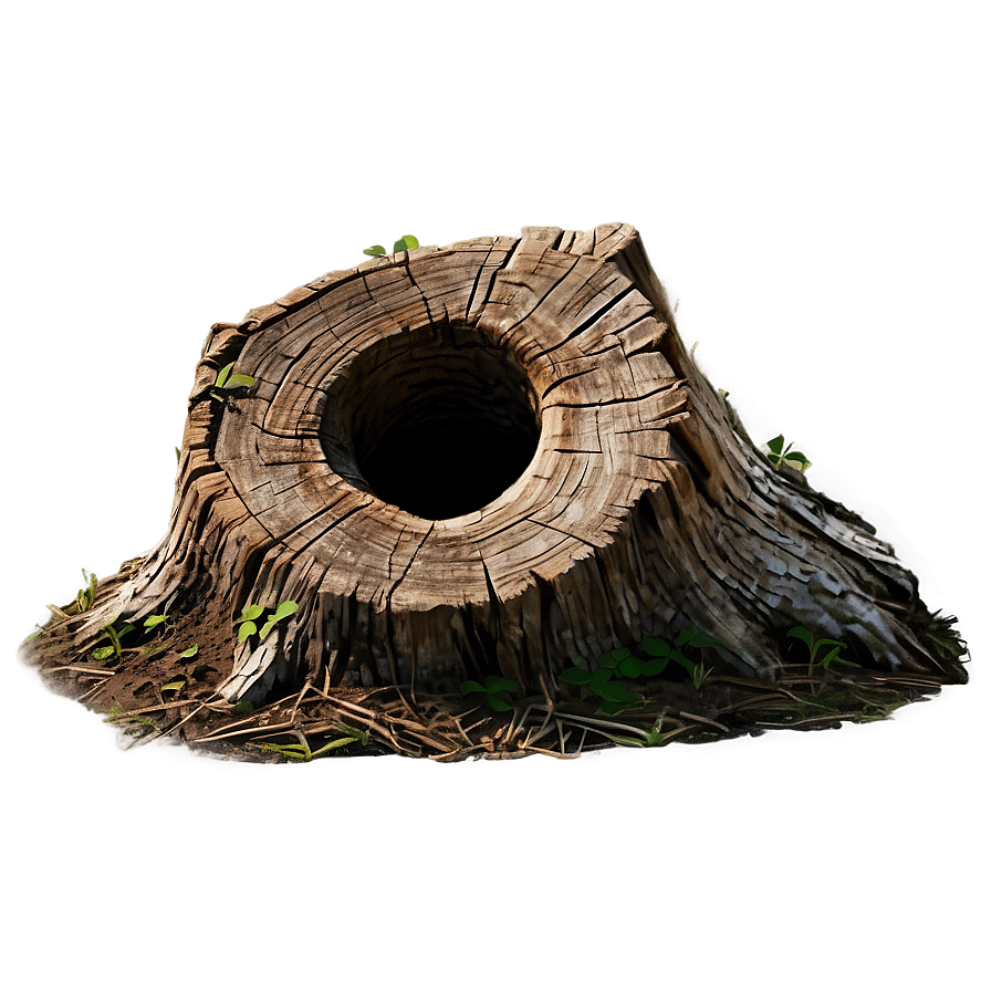 Tree Stump With Nest Png 40 PNG Image