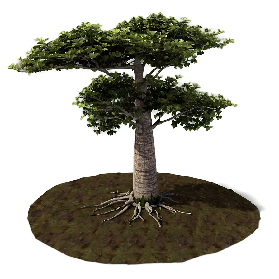 Tree Top View A PNG Image