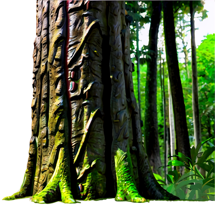 Tree Trunk In Forest Png Tsb PNG Image