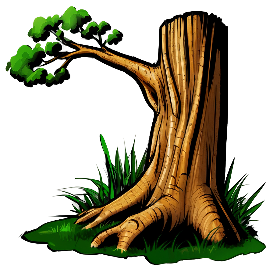 Tree Trunk Sketch Png Spn71 PNG Image