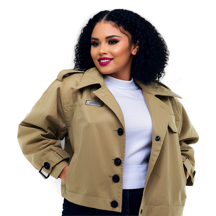 Trench Jacket Png Qgc PNG Image