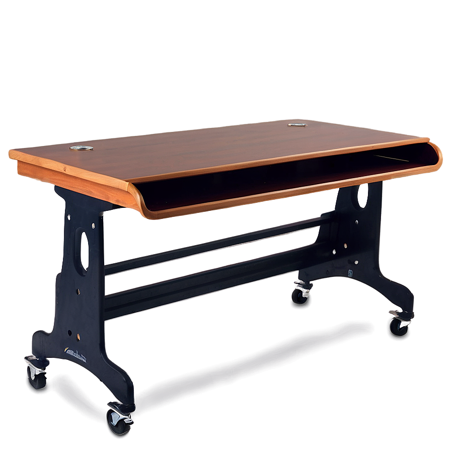 Trestle Student Desk Png 06212024 PNG Image