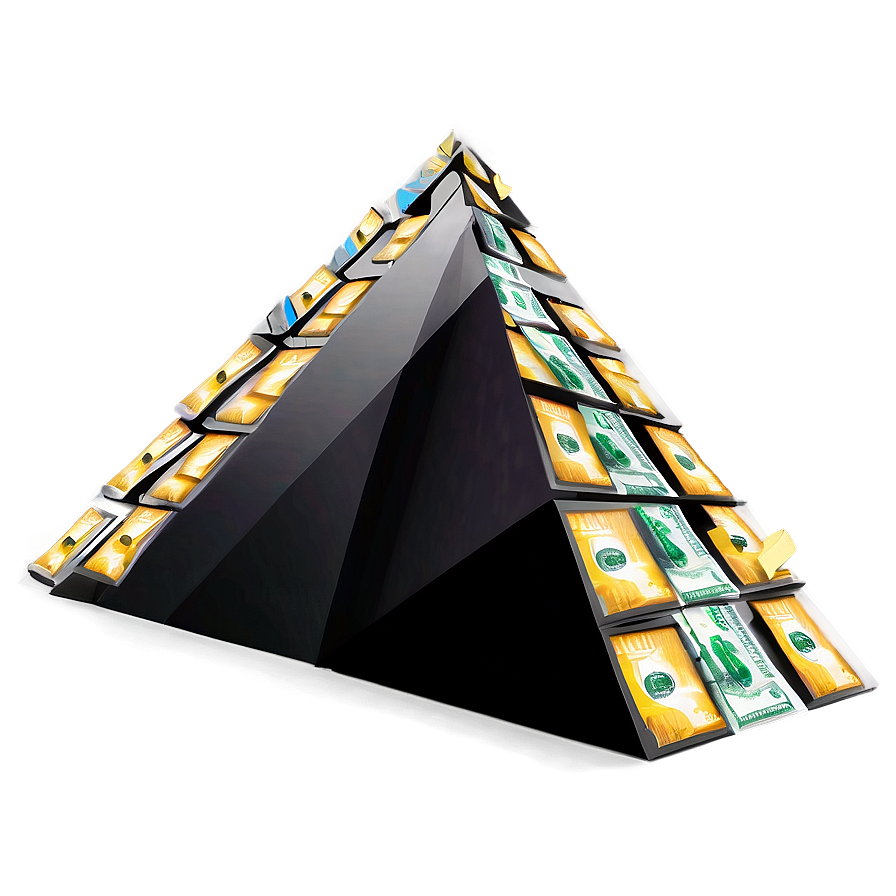 Triangle Money Pyramid Png 41 PNG Image