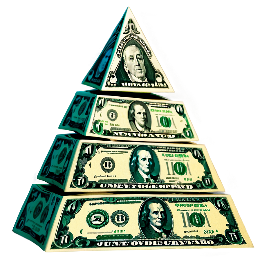 Triangle Money Pyramid Png Vhn31 PNG Image