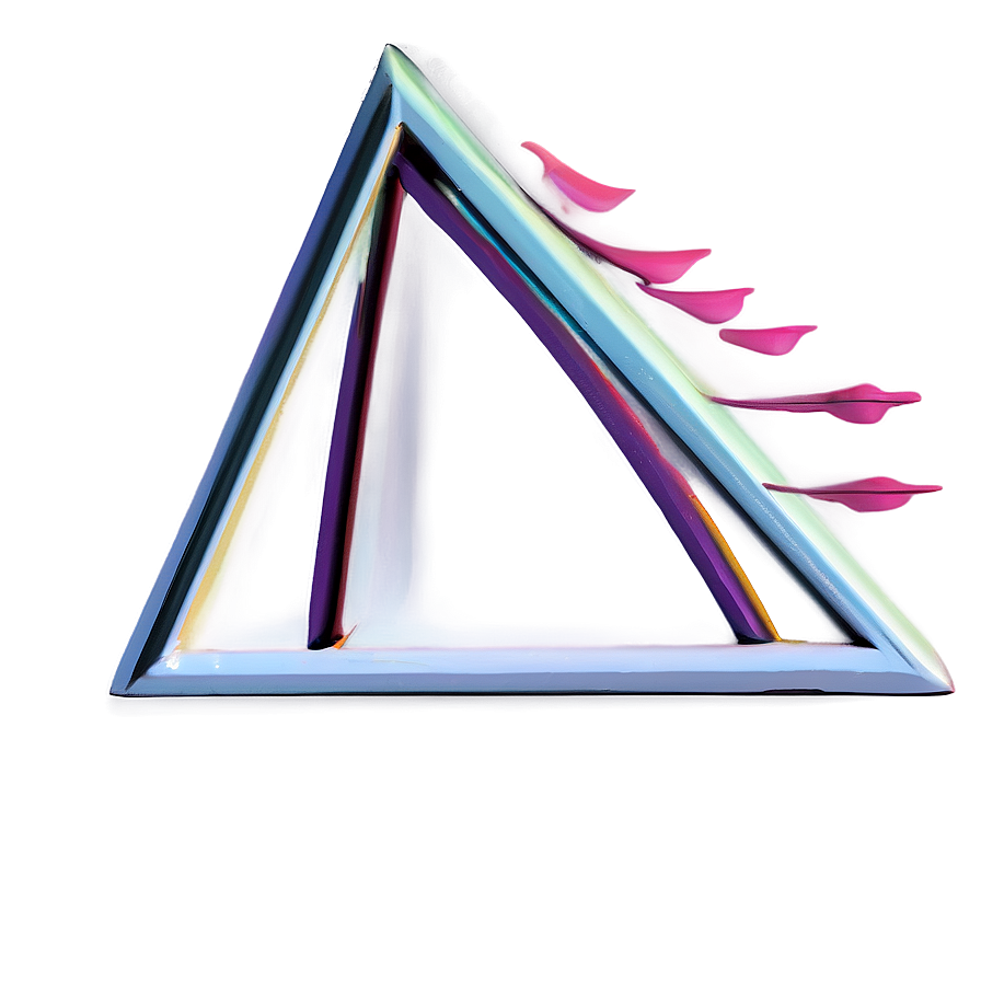 Triangle Outline Drawing Png 43 PNG Image