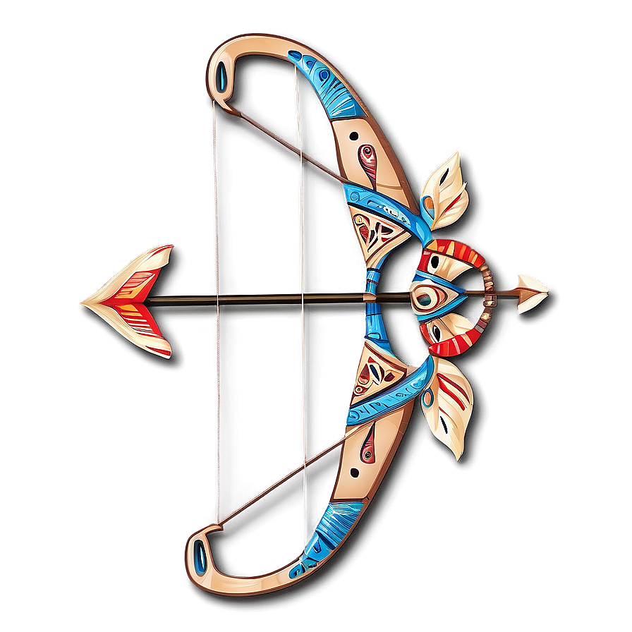 Tribal Bow And Arrow Art Png 51 PNG Image