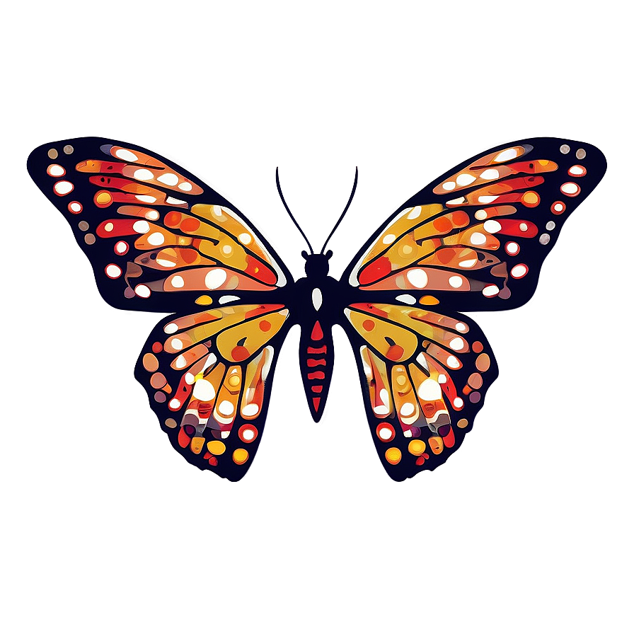 Tribal Butterfly Outline Png Gqf90 PNG Image