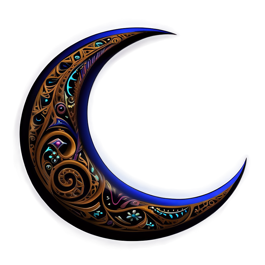 Tribal Crescent Moon Png Gnf93 PNG Image