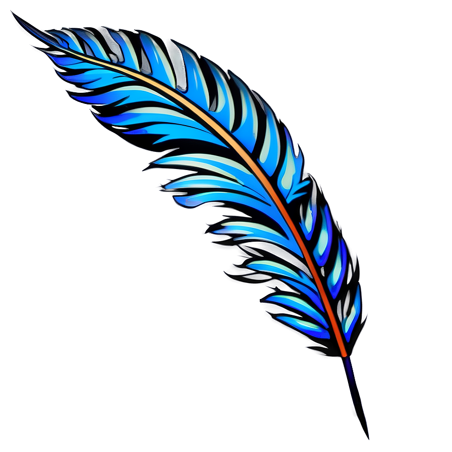 Tribal Feather Tattoo Design Png Clf PNG Image