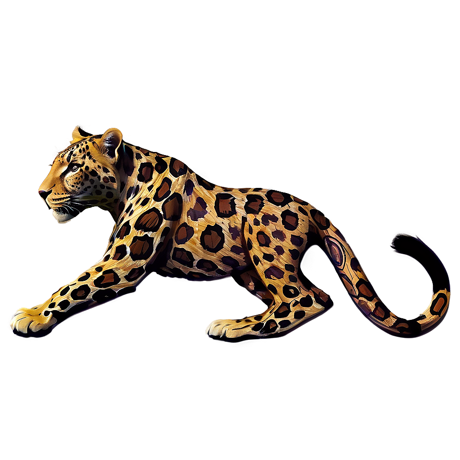 Tribal Leopard Tattoo Design Png Svi10 PNG Image