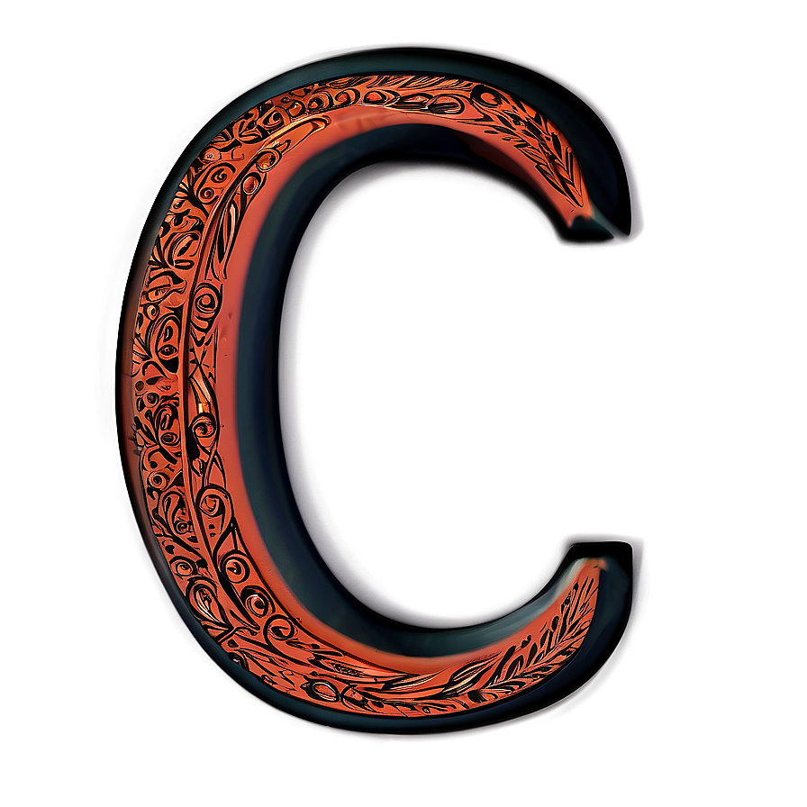 Tribal Letter C Png Nuk98 PNG Image