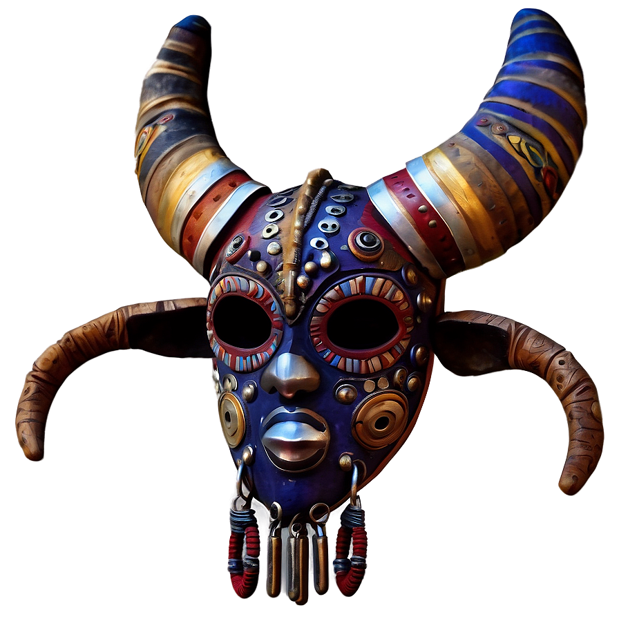 Tribal Mask Horns Png 05242024 PNG Image