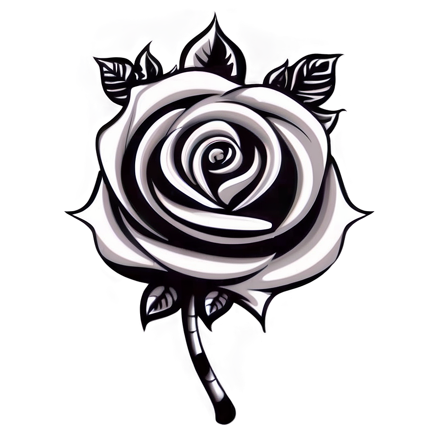 Tribal Rose Vector Png Dkn PNG Image