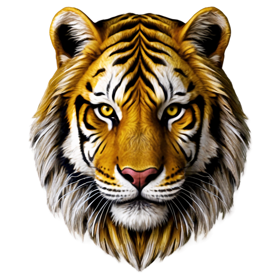 Tribal Tiger Head Tattoo Png 82 PNG Image