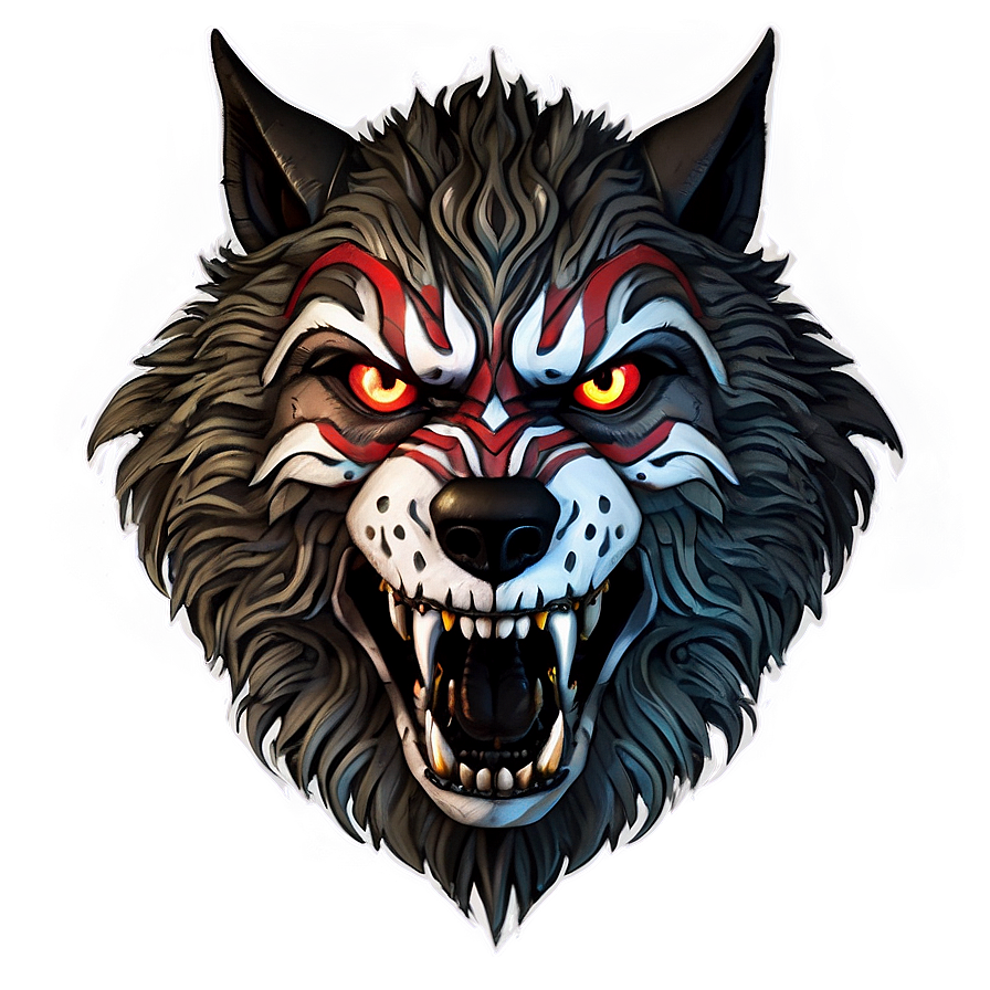 Tribal Werewolf Png Kux PNG Image