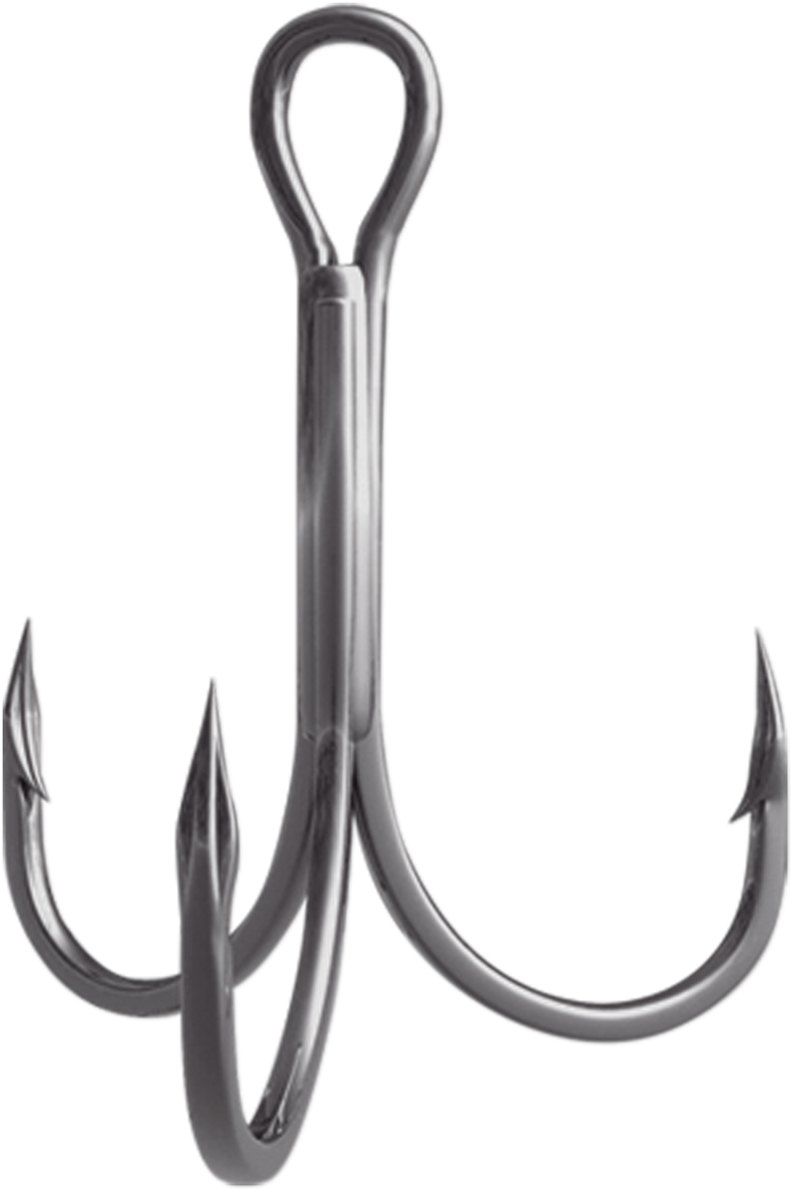 Triple Barbed Fishing Hook PNG Image