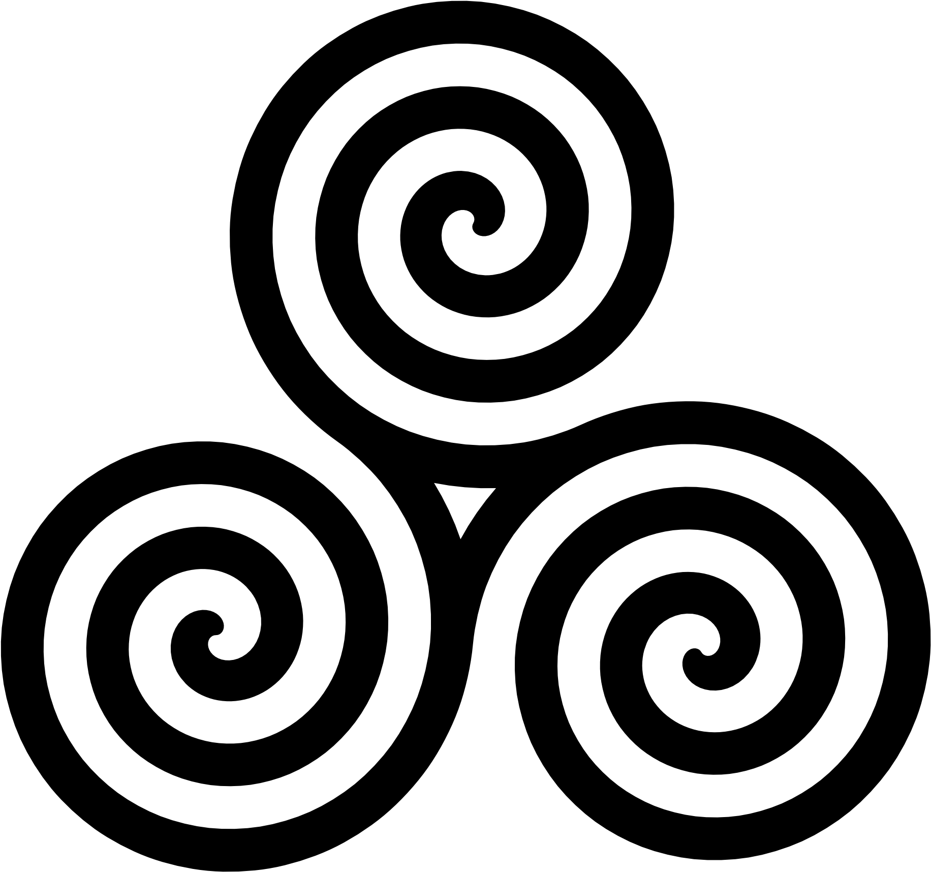 Triple_ Spiral_ Symbol.svg PNG Image