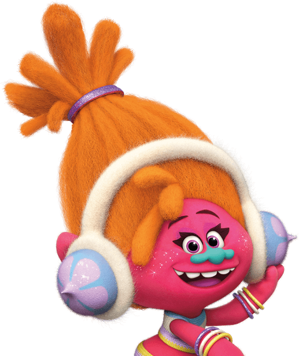 Troll With Headphones Character PNG Image