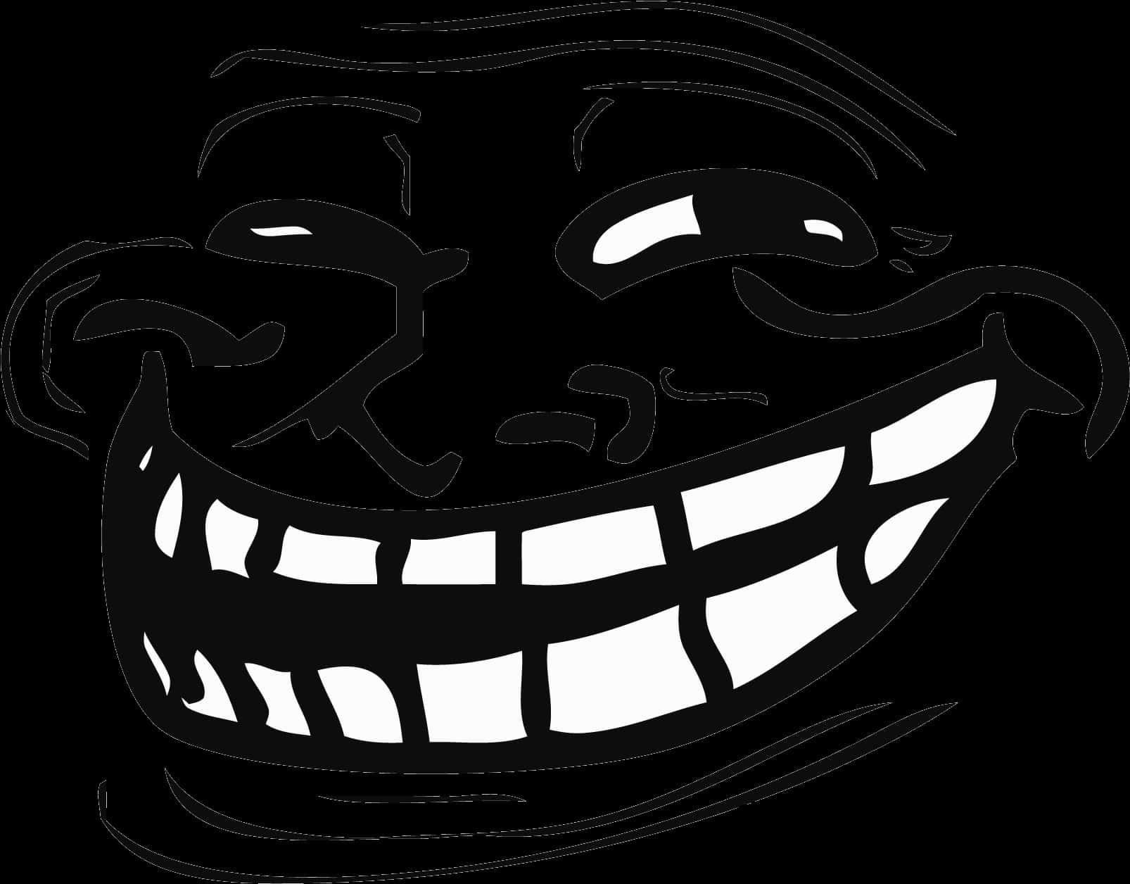 Trollface Classic Meme Vector PNG Image