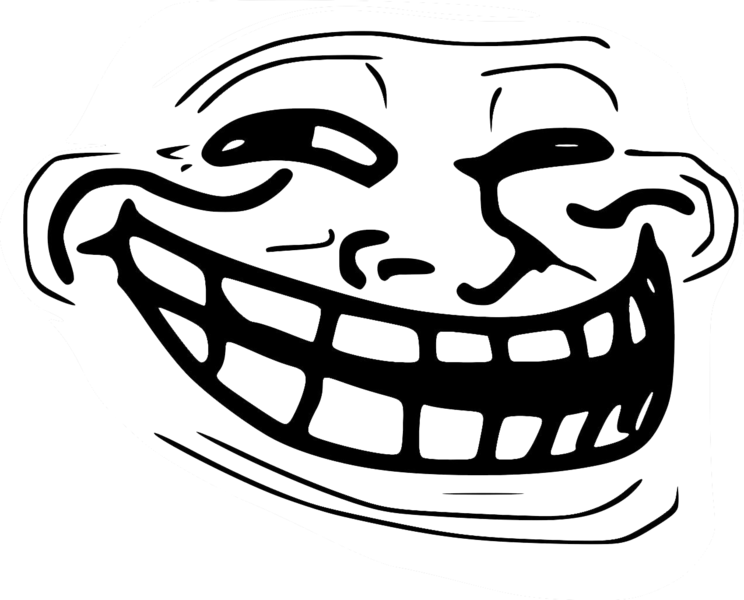 Trollface_ Laughing_ Meme_ Vector PNG Image