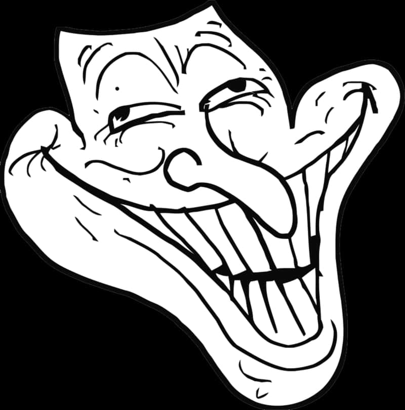 Trollface Meme Icon PNG Image