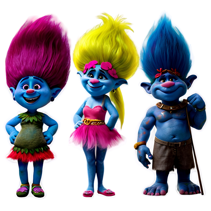 Trolls Movie Cast Png Ubn PNG Image