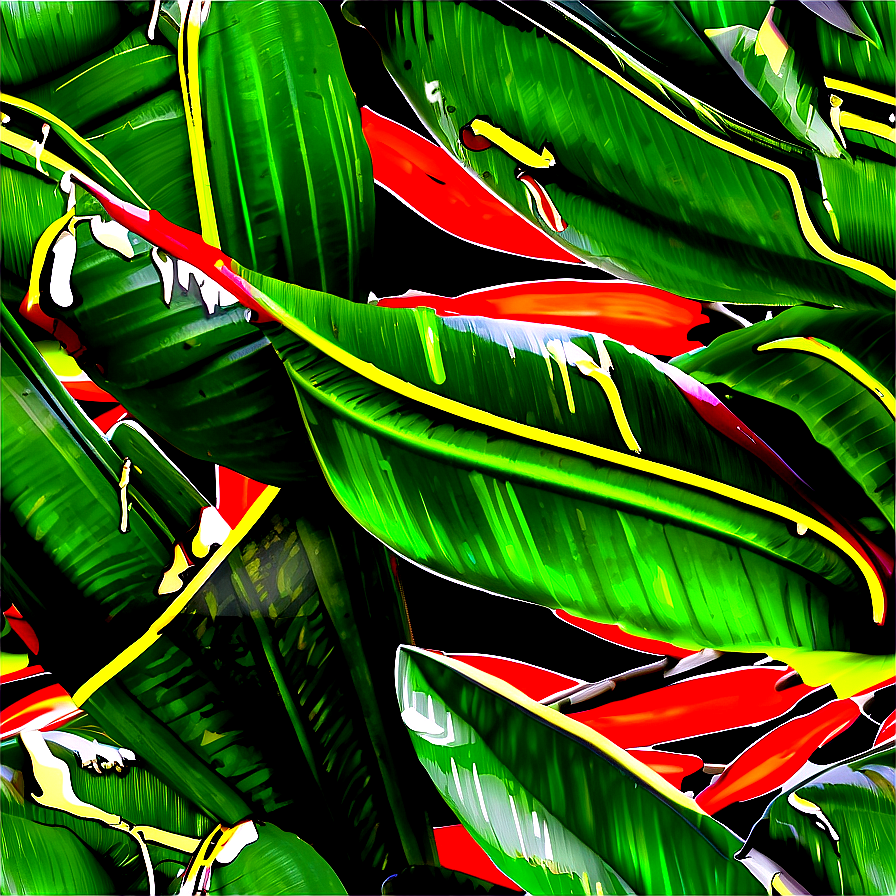 Tropical Banana Leaf Png Upg83 PNG Image