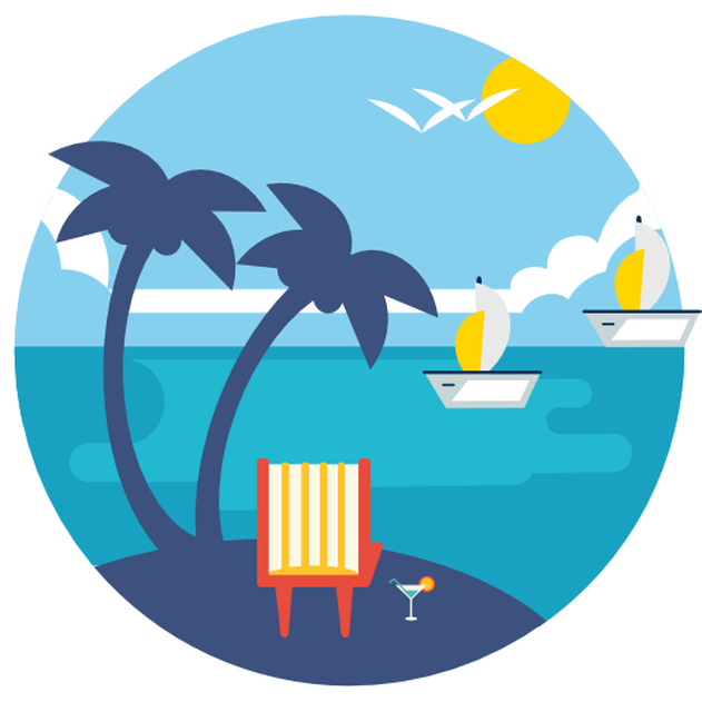 Tropical_ Beach_ Vacation_ Icon PNG Image