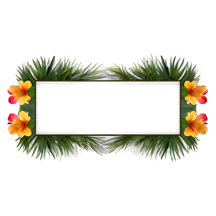 Tropical Border Png Ymd38 PNG Image